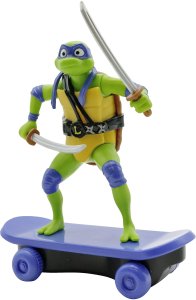 Figurka Majorette Wojownicze Żółwie Ninja Turtles Leonardo na deskorolce nickelodeon Ninja 2