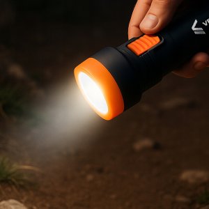 Latarka VERGIONIC Latarka LED Vergionic z akumulatorem Li-ion 300 mAh miniUSB 2xLED 5