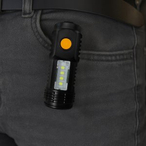 Latarka VERGIONIC Latarka LED USB-C VERGIONIC kieszonkowa COB 5 trybów 150 lm 3