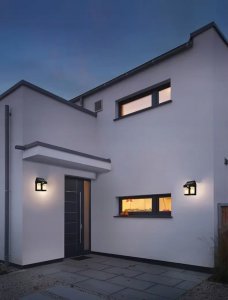 Kinkiet LTC Lampa ścienna solarna LED COB 10W 1200lm,czujnik ruchu,zmierzchu,akumul.1800mAh IP54 (ABS) 2