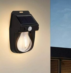 Kinkiet LTC LTC Lampa ścienna solarna COB 5W,600lm,czujnik ruchu, zmierzchu,akumul.1800mAh (ABS) 3