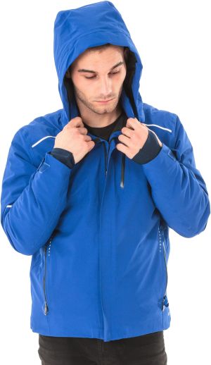 Kurtka narciarska męska Salomon Motion Fit Whitelight Niebieska r. M 11