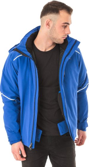 Kurtka narciarska męska Salomon Motion Fit Whitelight Niebieska r. M 4