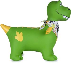 Jamara Skoczek Dino z skrzydłami HoppyDoo z pompką zielony 3