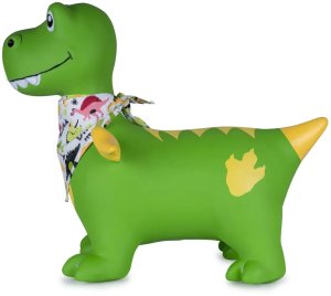 Jamara Skoczek Dino z skrzydłami HoppyDoo z pompką zielony 4