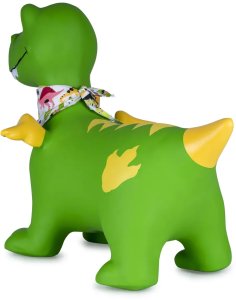 Jamara Skoczek Dino z skrzydłami HoppyDoo z pompką zielony 5
