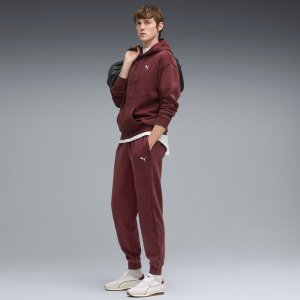 Puma ESS Elevated Relaxed Wash Hoodie bordowa 688049 96 L 5