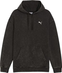 Puma Bluza męska ESS Elevated Relaxed Wash Hoodie czarna 688049 01 2XL 2
