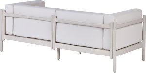 Beliani Sofa ogrodowa dla 2 osób FERRETTI Jasnobeżowy 3
