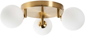 Lampa sufitowa Beliani MAVILLA Szkło Mosiężny 4
