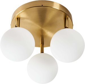Lampa sufitowa Beliani MAVILLA Szkło Mosiężny 6