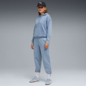 Puma Spodnie damskie Puma ESS Elevated Comfort Wash Sweatpants niebieskie 688104 34 M 5