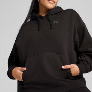 Puma Bluza damska z kapturem kangurka Puma ESS Comfort Hoodie FL czarna 682384 01 XL 4