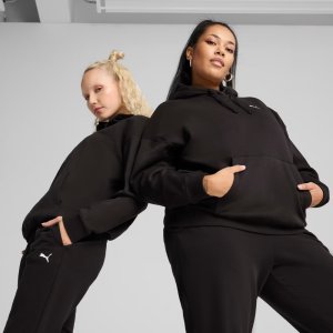 Puma Bluza damska z kapturem kangurka Puma ESS Comfort Hoodie FL czarna 682384 01 XL 7