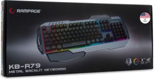 Klawiatura Rampage Rainbow Metal (KB-R79) 3