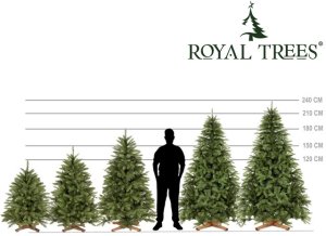 Springos Choinka sztuczna 120 cm świerk kaukaski jak żywy Royal Trees premium drzewko świąteczne UNIWERSALNY 22