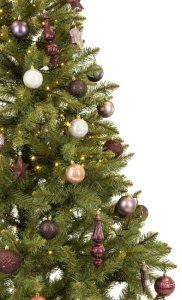 Springos Choinka sztuczna 120 cm świerk kaukaski jak żywy Royal Trees premium drzewko świąteczne UNIWERSALNY 23