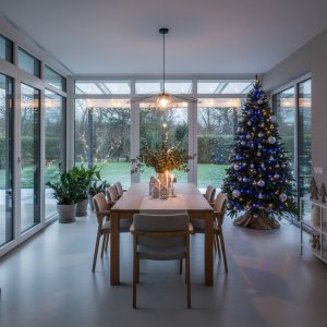 Springos Choinka sztuczna 210 cm sosna zielona PE Royal Trees premium drzewko świąteczne jak żywe UNIWERSALNY 17