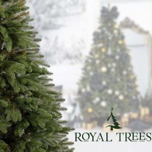 Springos Choinka sztuczna 210 cm sosna zielona PE Royal Trees premium drzewko świąteczne jak żywe UNIWERSALNY 20