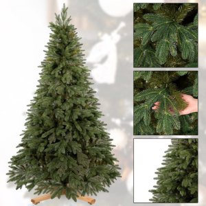 Springos Choinka sztuczna 210 cm sosna zielona PE Royal Trees premium drzewko świąteczne jak żywe UNIWERSALNY 23