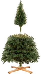 Springos Choinka sztuczna 210 cm sosna zielona PE Royal Trees premium drzewko świąteczne jak żywe UNIWERSALNY 31
