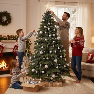 Springos Choinka sztuczna 180 cm sosna zielona PE Royal Trees premium drzewko świąteczne jak żywe Uniwersalny 24