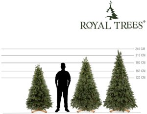 Springos Choinka sztuczna 180 cm sosna zielona PE Royal Trees premium drzewko świąteczne jak żywe Uniwersalny 30