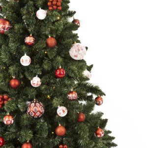 Springos Choinka sztuczna 180 cm sosna leśna jak żywa Royal Trees premium z drewnianym stojakiem UNIWERSALNY 21