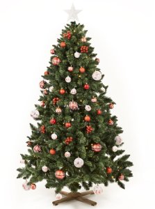 Springos Choinka sztuczna 180 cm sosna leśna jak żywa Royal Trees premium z drewnianym stojakiem UNIWERSALNY 23