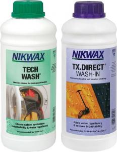 Nikwax Zestaw pielęgnacyjny Tech Wash / TX Direct Wash-In do odzieży 1000 ml 1