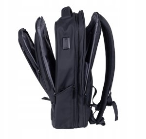 Plecak turystyczny Bange Plecak DONAU TRAVEL Berlin, 15,6", 16l, USB + kabel, czarny 4