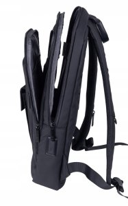 Plecak turystyczny 4kom.pl Plecak DONAU TRAVEL Rome, 13,3", 9l, czarny 4