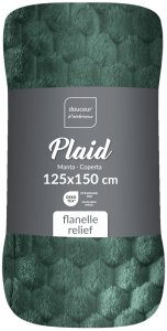 Douceur d`Interieur Narzuta flanelowa 125 x 150 cm FROSTY 4