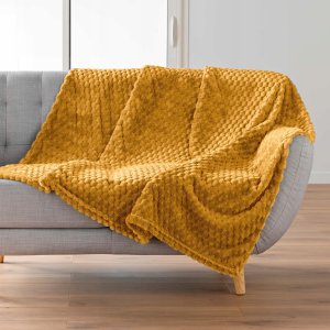 Douceur d`Interieur Narzuta flanelowa 125 x 150 cm FROSTY 2