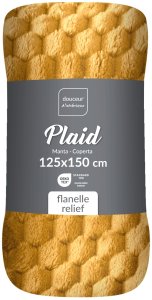 Douceur d`Interieur Narzuta flanelowa 125 x 150 cm FROSTY 4