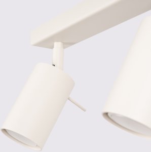 Lampa sufitowa Sollux Lighting Plafon Ring 6L Beżowy Gu10 Max 10W Ledw 7