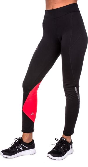Craft Spodnie damskie Brilliant 2.0 Thermal Tights czarno-czerwone r. XS (194312-9825) 1