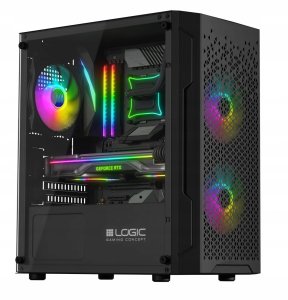 Komputer Netcom MOCNY KOMPUTER GAMINGOWY DO GIER RYZEN 5 5600 16GB RTX 5060 8GB M.2 1TB W11 3xRGB 2
