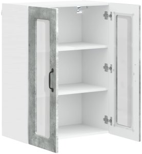 vidaXL vidaXL Front do zmywarki z półką Betonowy szary 60 x 31 x 80 cm 5