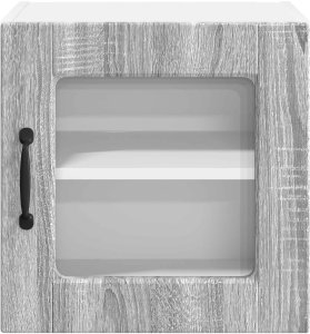 vidaXL vidaXL Front do zmywarki z półką 2 pcs Szary Sonoma 40 x 31 x 40 cm 7