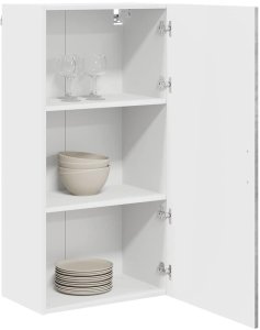 vidaXL vidaXL Front do zmywarki z półką Betonowy szary 50 x 31 x 100 cm 3