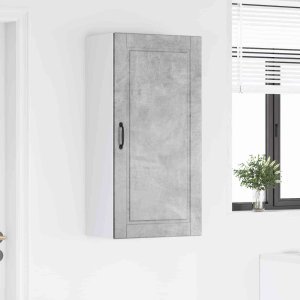 vidaXL vidaXL Front do zmywarki z półką Betonowy szary 50 x 31 x 100 cm 4