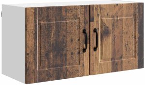 vidaXL vidaXL Front do zmywarki z półką Stare drewno 80 x 31 x 40 cm 2