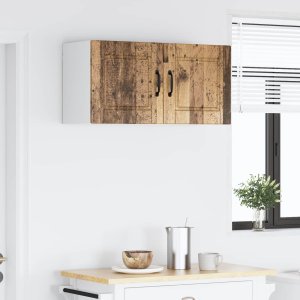 vidaXL vidaXL Front do zmywarki z półką Stare drewno 80 x 31 x 40 cm 4