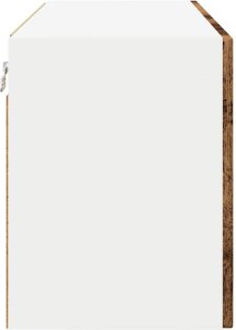 vidaXL vidaXL Front do zmywarki z półką Stare drewno 80 x 31 x 40 cm 7