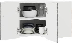 vidaXL vidaXL Front do zmywarki Lucca Szary Sonoma 57 x 57 x 40 cm 3