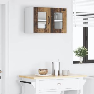 vidaXL vidaXL Front do zmywarki z półką Stare drewno 60 x 31 x 40 cm 4