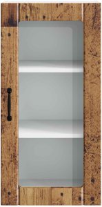 vidaXL vidaXL Front do zmywarki z półką Stare drewno 40 x 31 x 80 cm 6