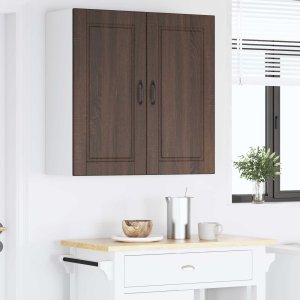 vidaXL vidaXL Front do zmywarki z półką Brązowy dąb 80 x 31 x 80 cm 4