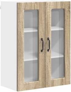 vidaXL vidaXL Front do zmywarki z półką z drzwiami Dąb Sonoma 60 x 31 x 80 cm 2